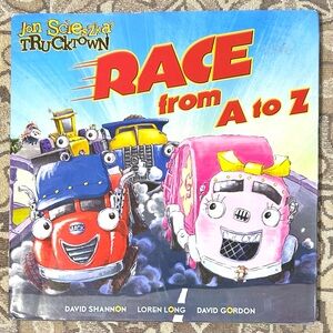 4/$20 Trucktown Race From A To  Z Hardcover Book by Jon Scieszka Jack Truck